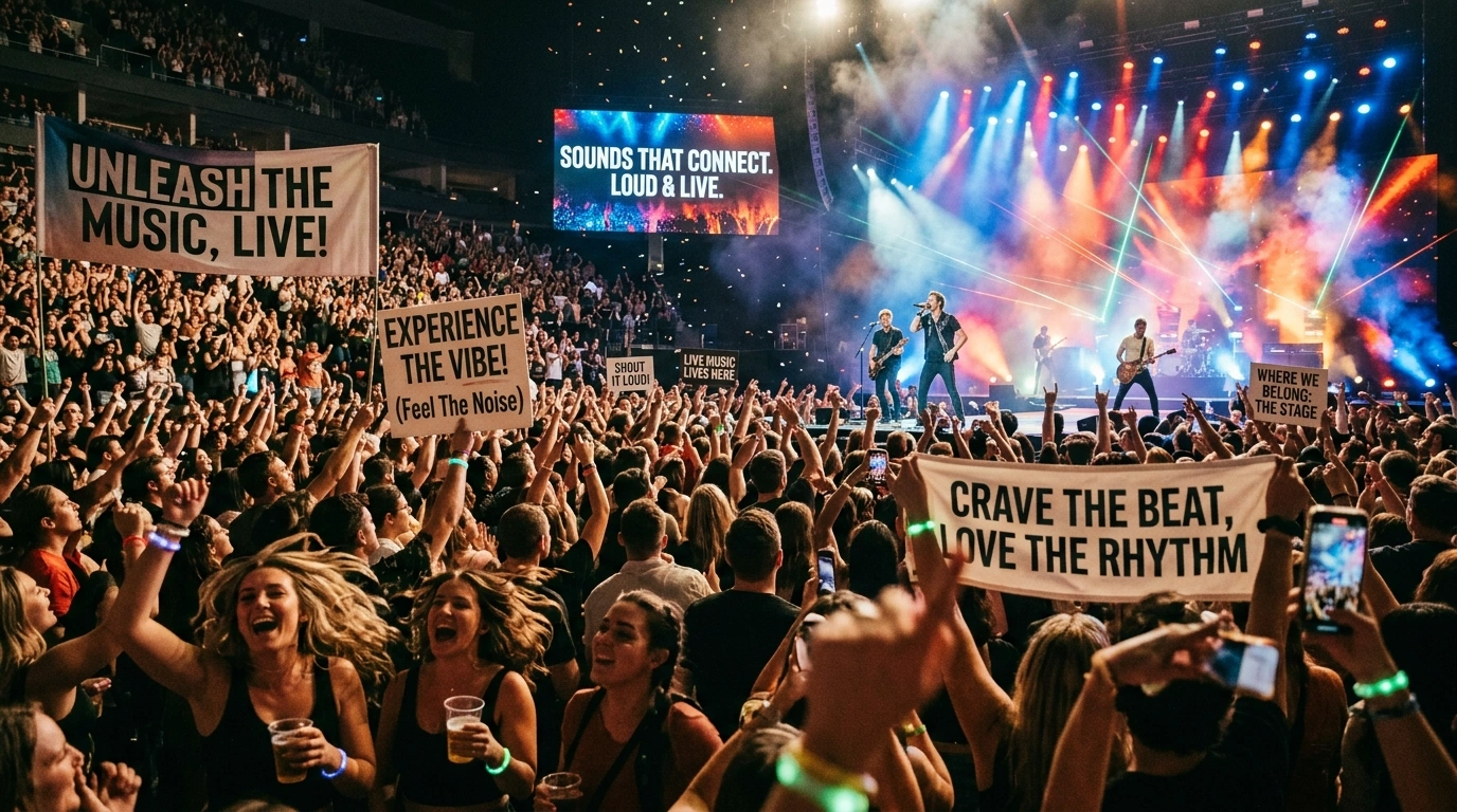 Best Concert Slogan Ideas