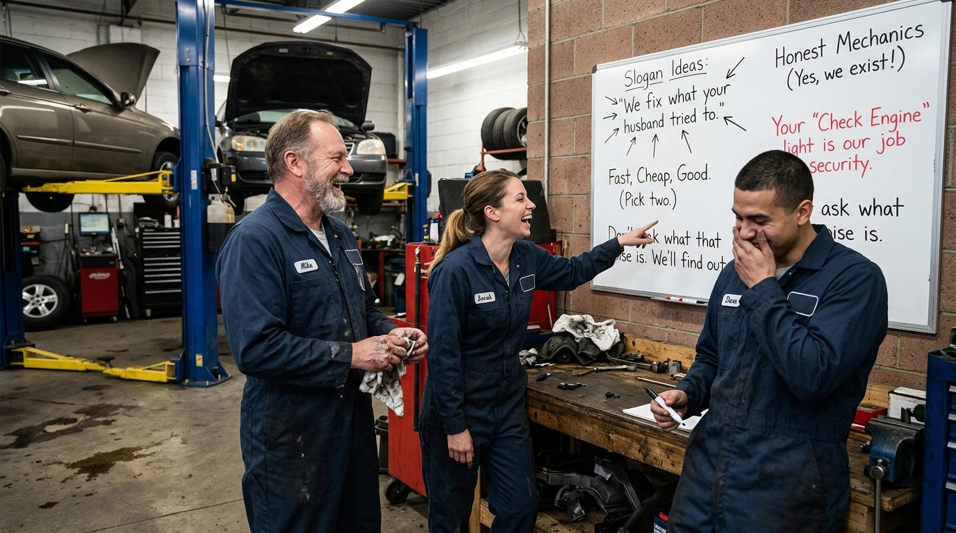Car Repair Garage Slogan Ideas