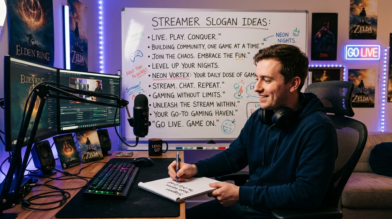 Chill & Cozy Streamer Slogan Ideas
