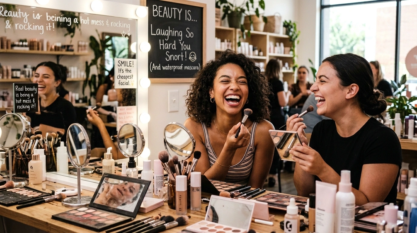 Funny Beauty Slogan Ideas
