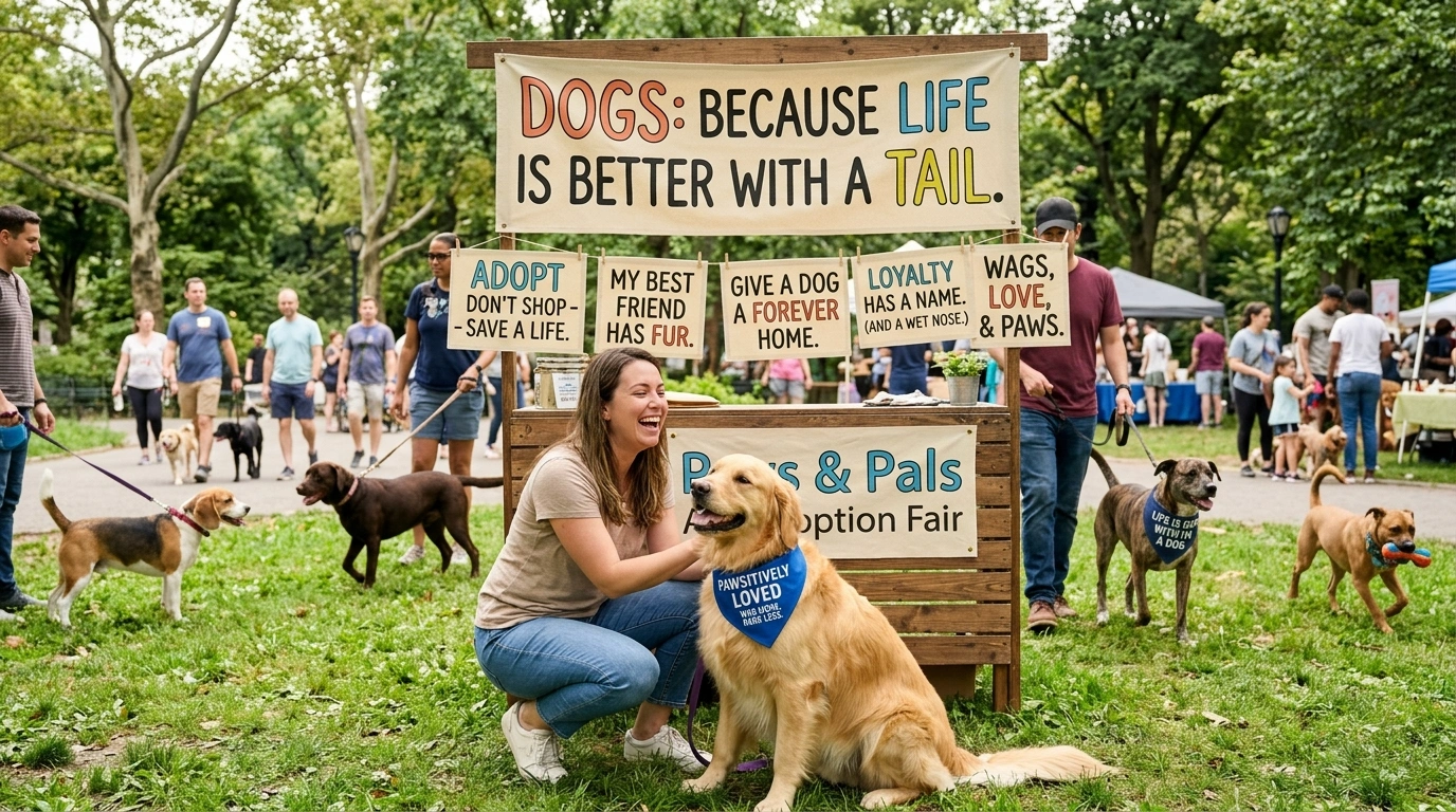 Funny Dog Slogan Ideas