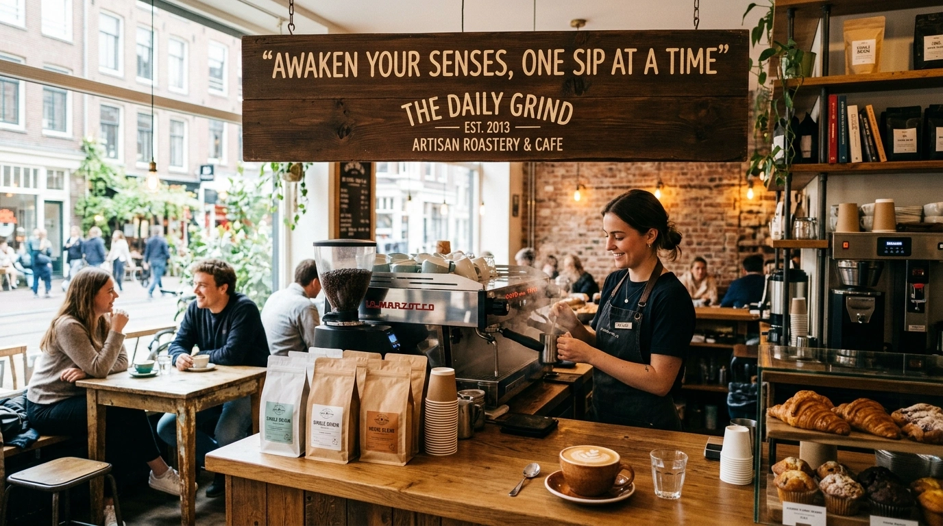 How to Create Your Own Coffee Shop Slogan