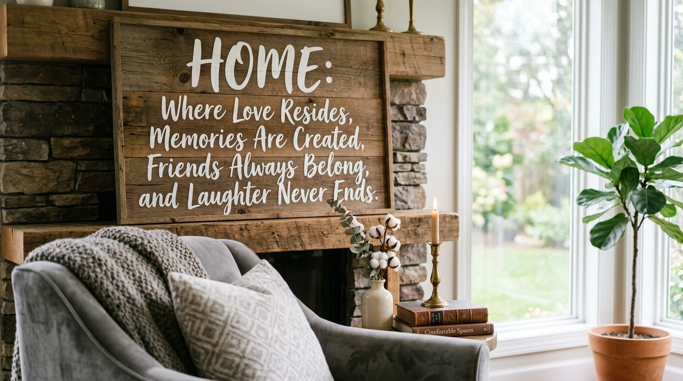 How to Create Your Own Home Decor Slogan