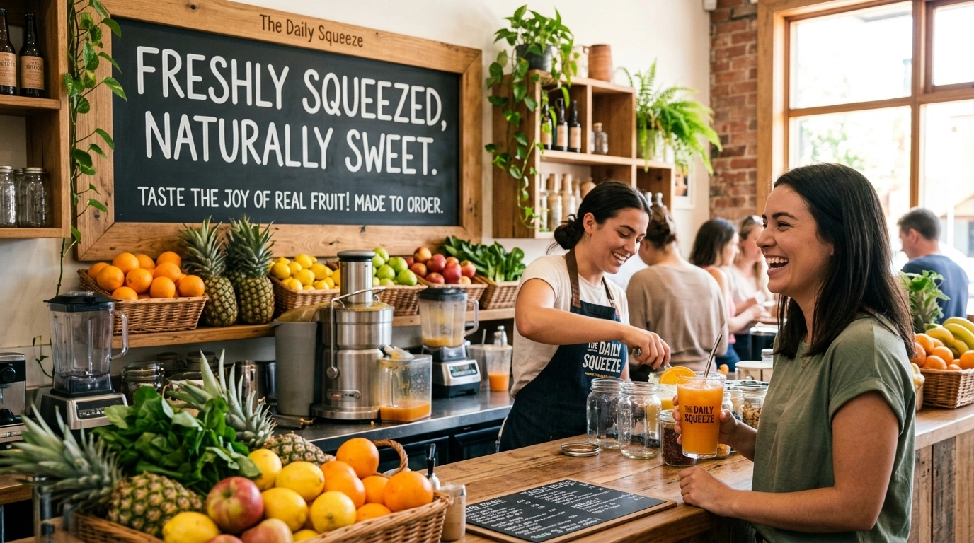 How to Create Your Own Juice Bar Slogan