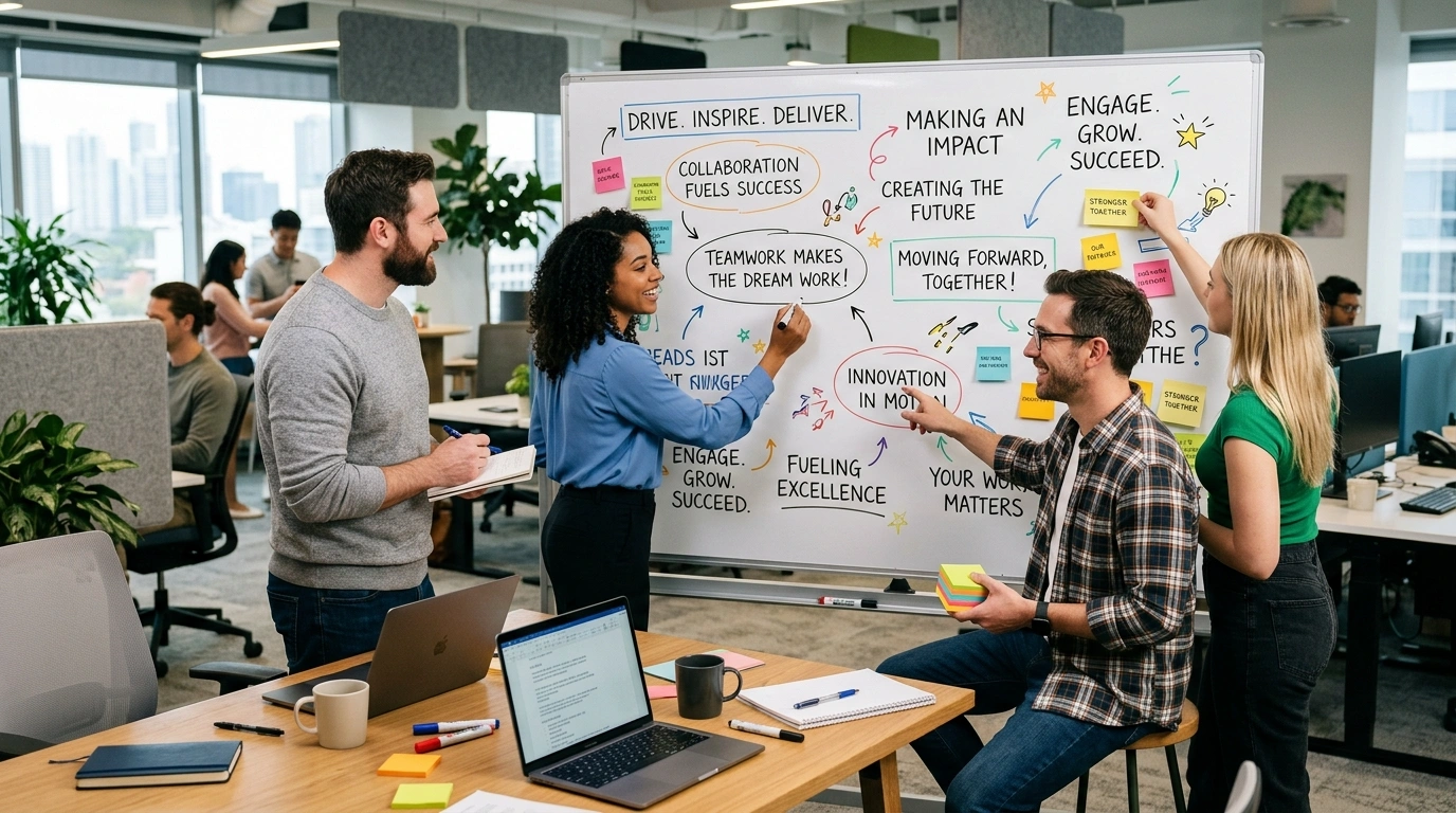 How to Create Your Own Office Slogan