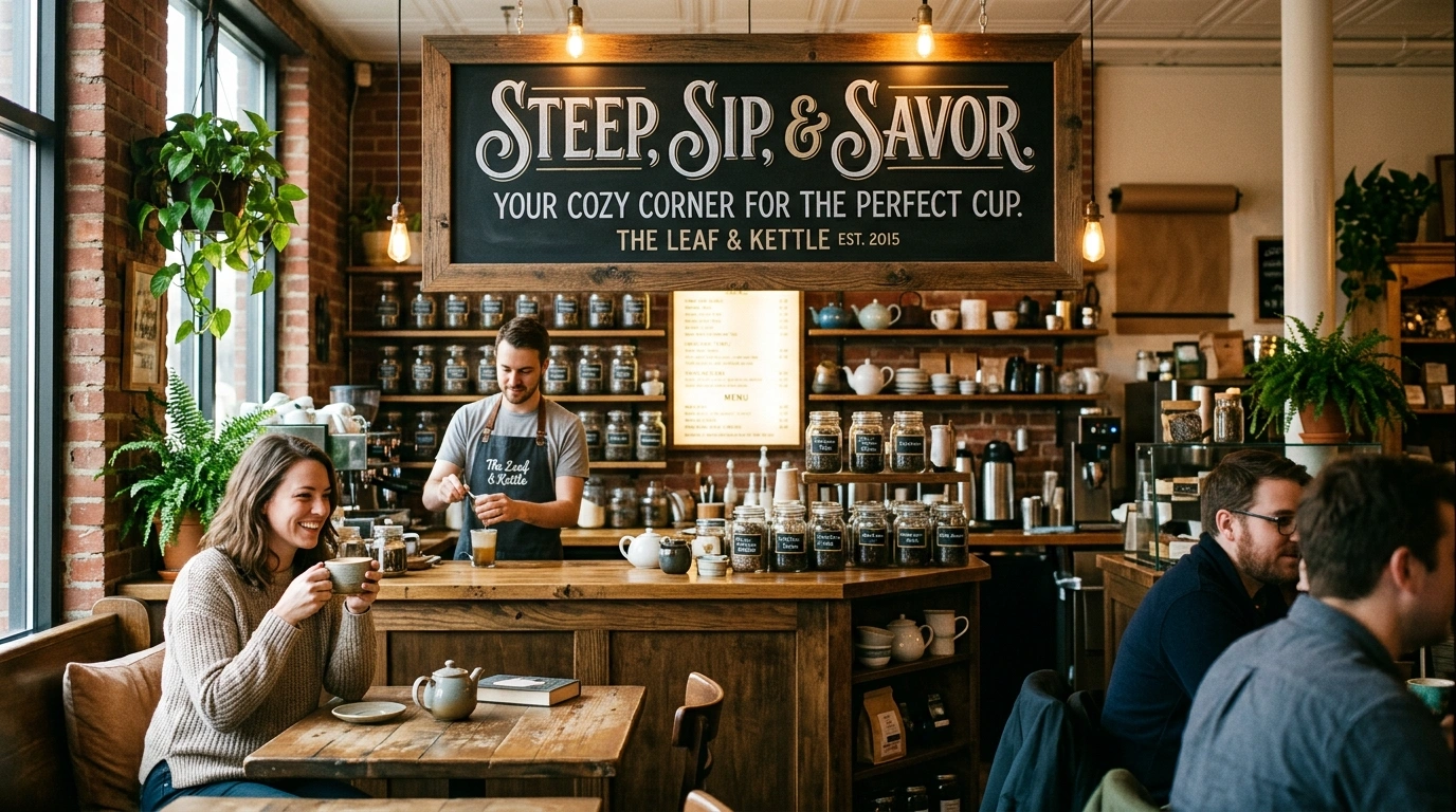 How to Create Your Own Tea Shop Slogan