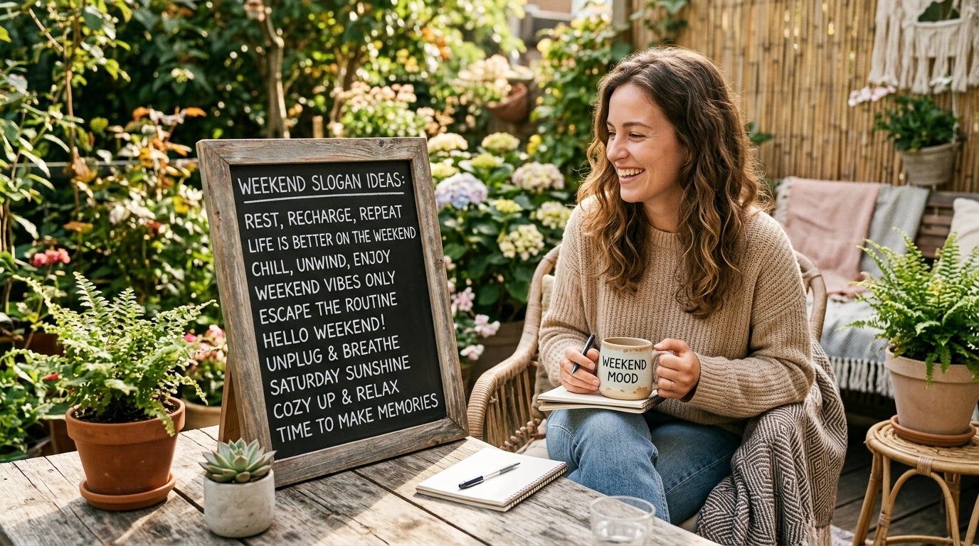 How to Create a Great Weekend Slogan