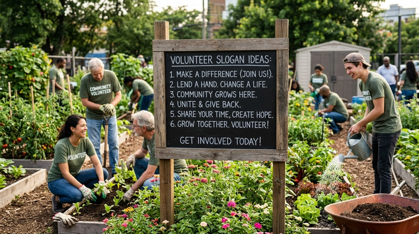 Inspirational Volunteer Slogans