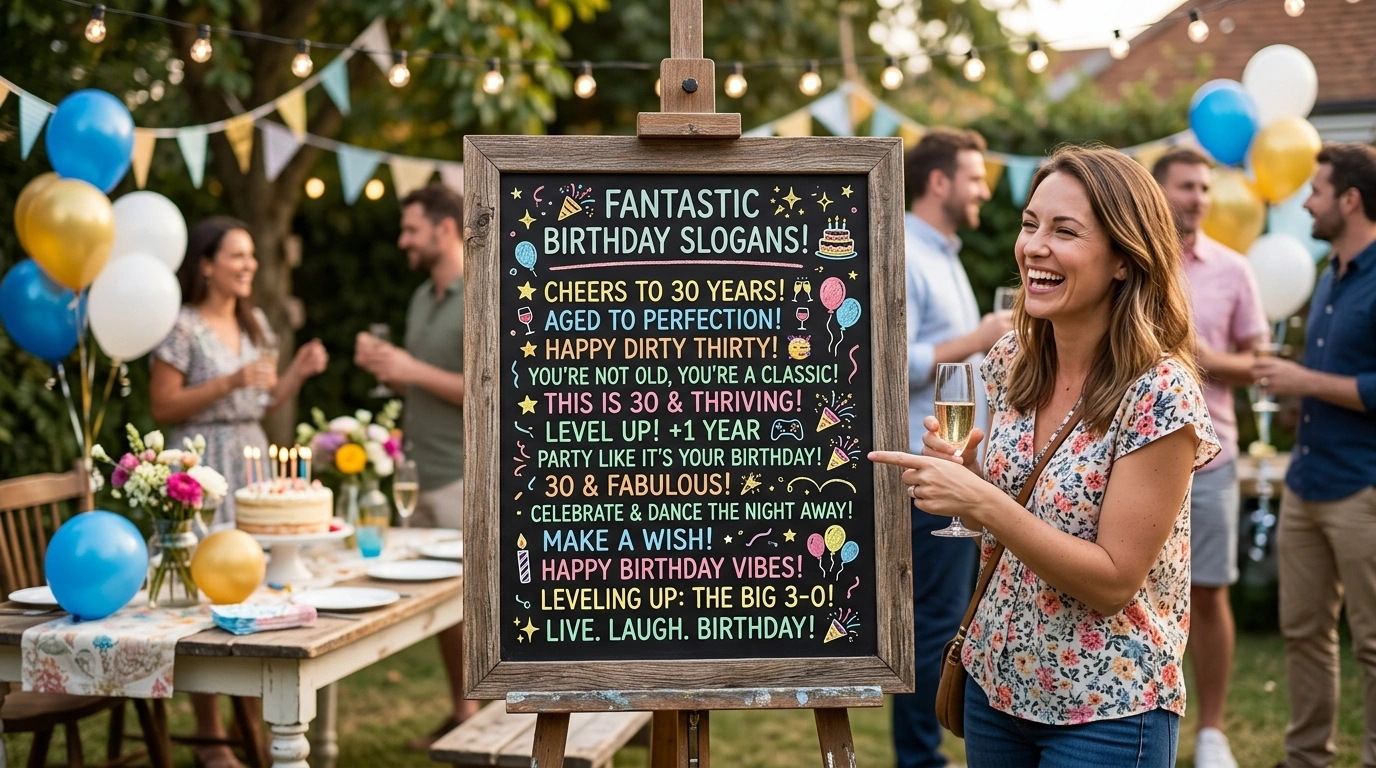 Milestone Birthday Slogans