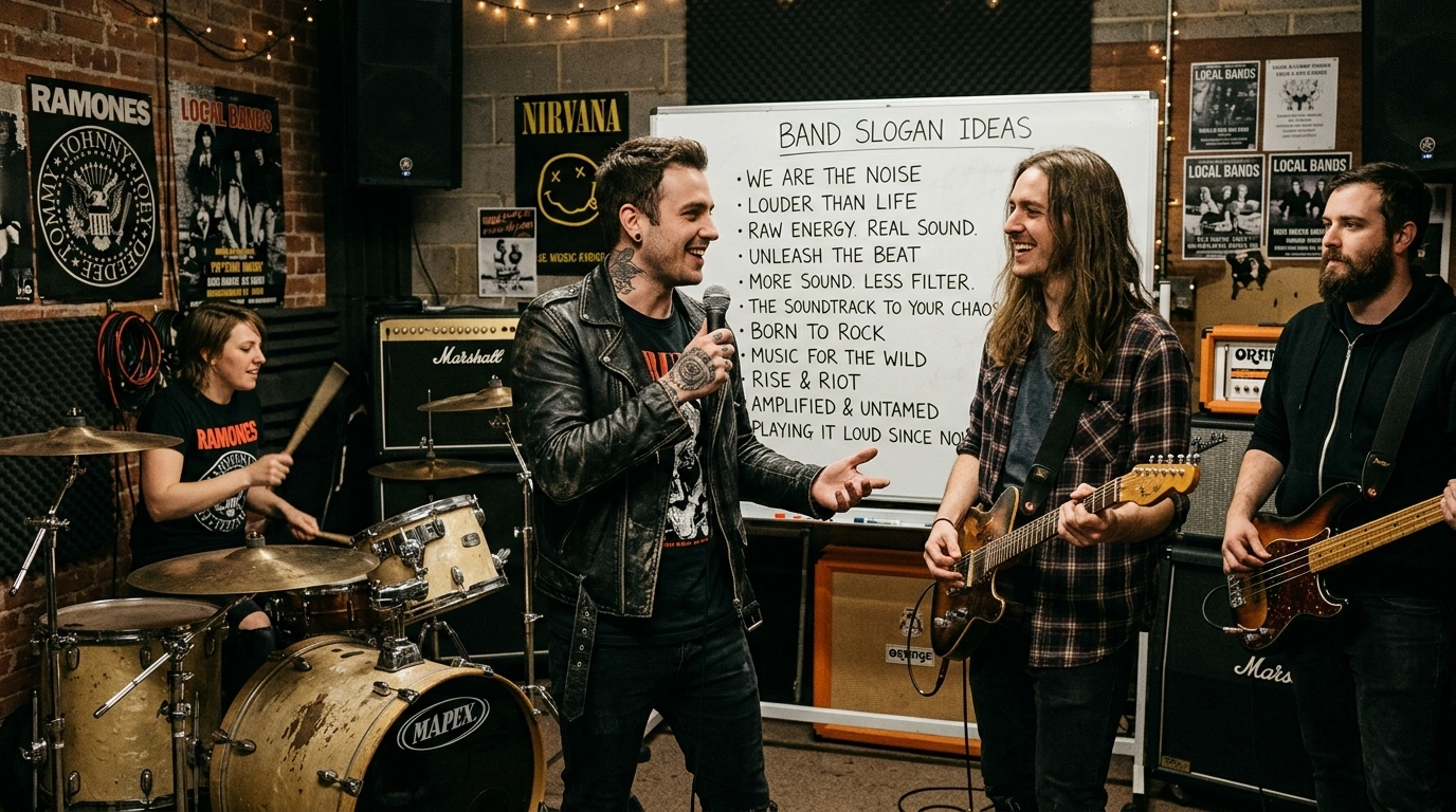 Pop Band Slogan Ideas