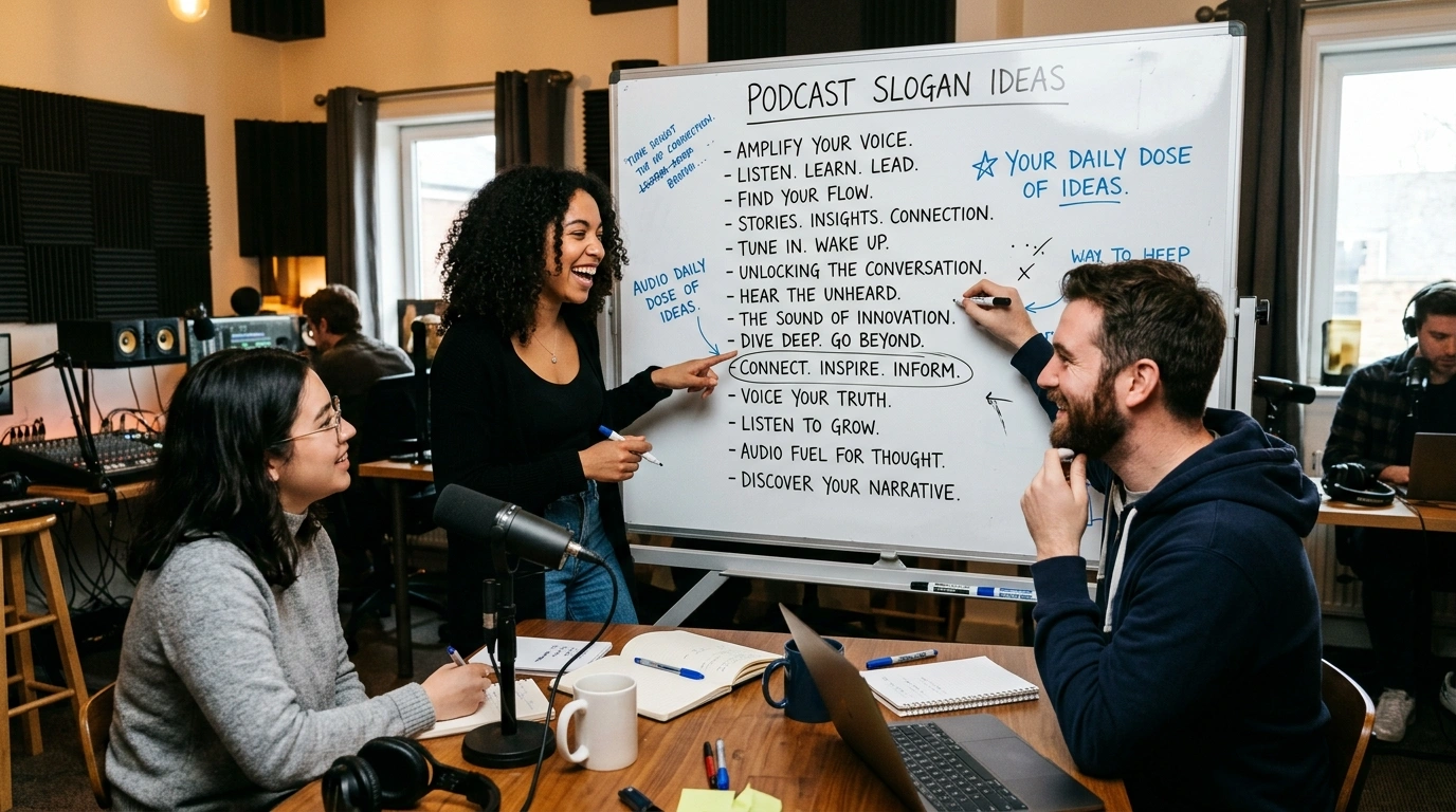 Short Podcast Slogan Ideas