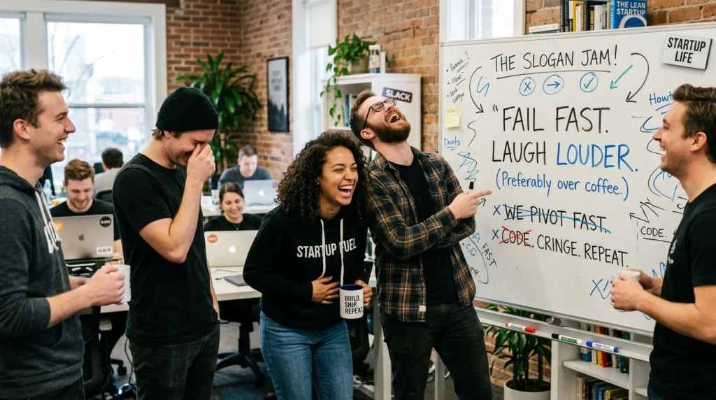 best startup slogan