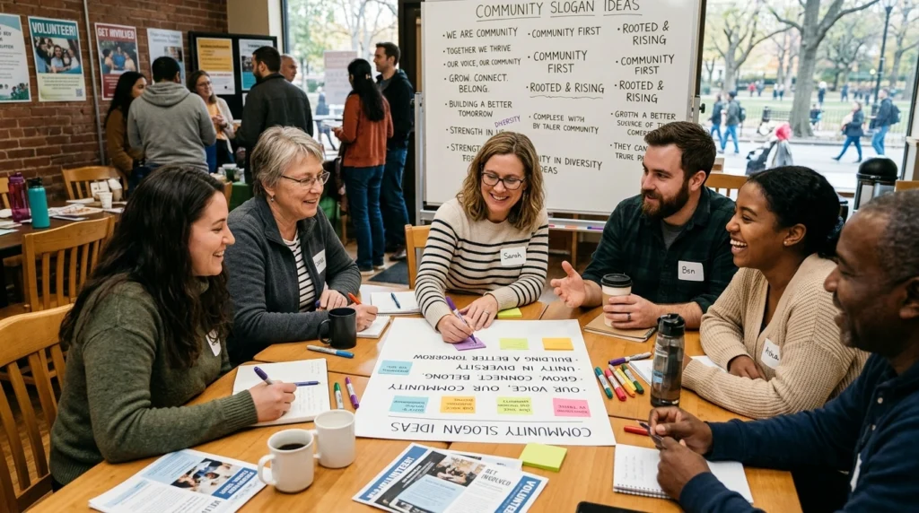 community slogan ideas