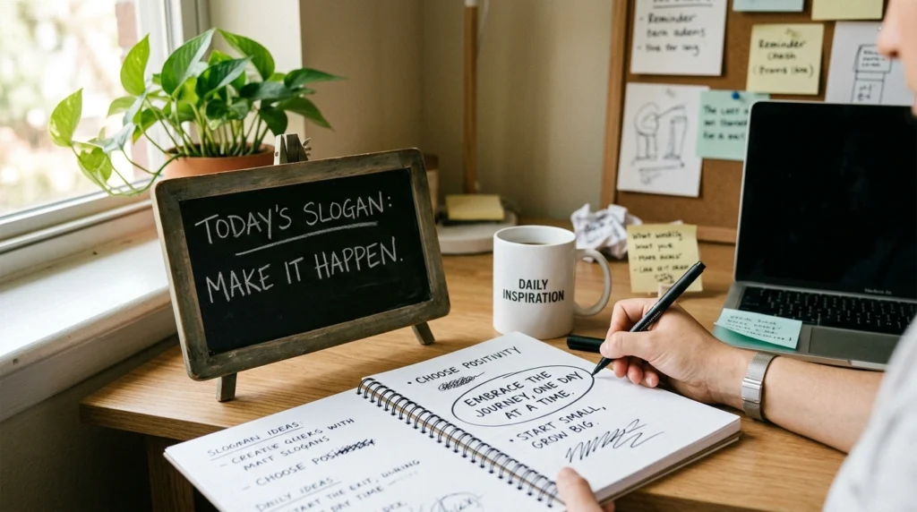 daily slogan ideas