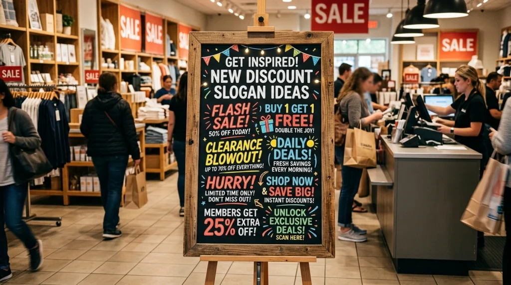 discount slogan ideas