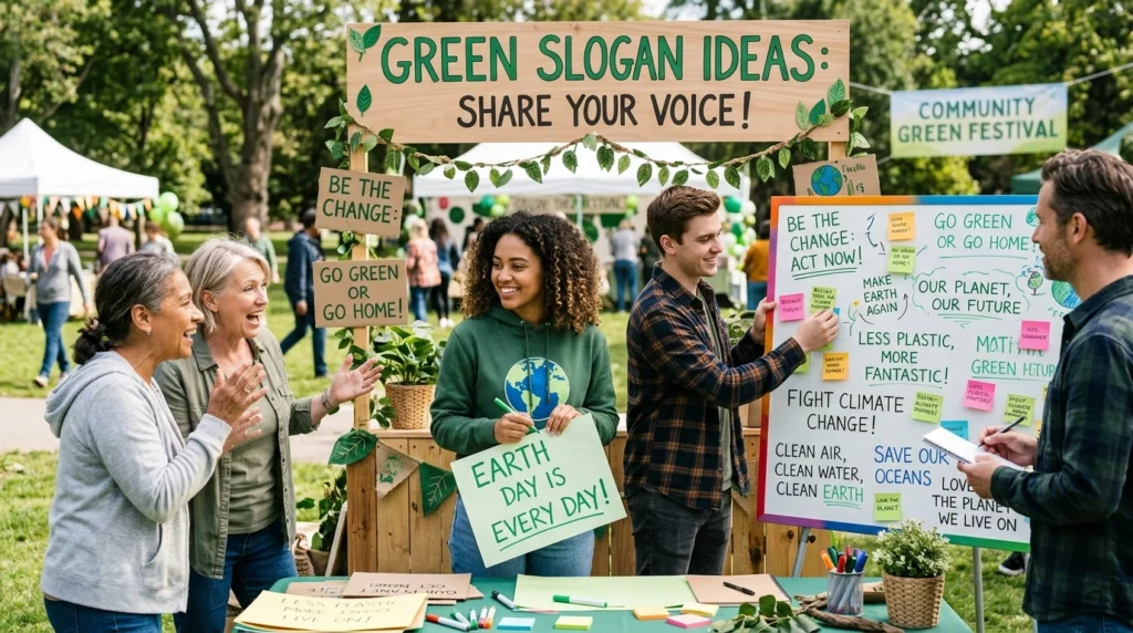 green slogan ideas