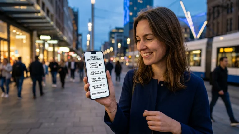 mobile slogan ideas