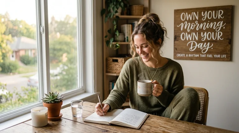 morning routine slogan