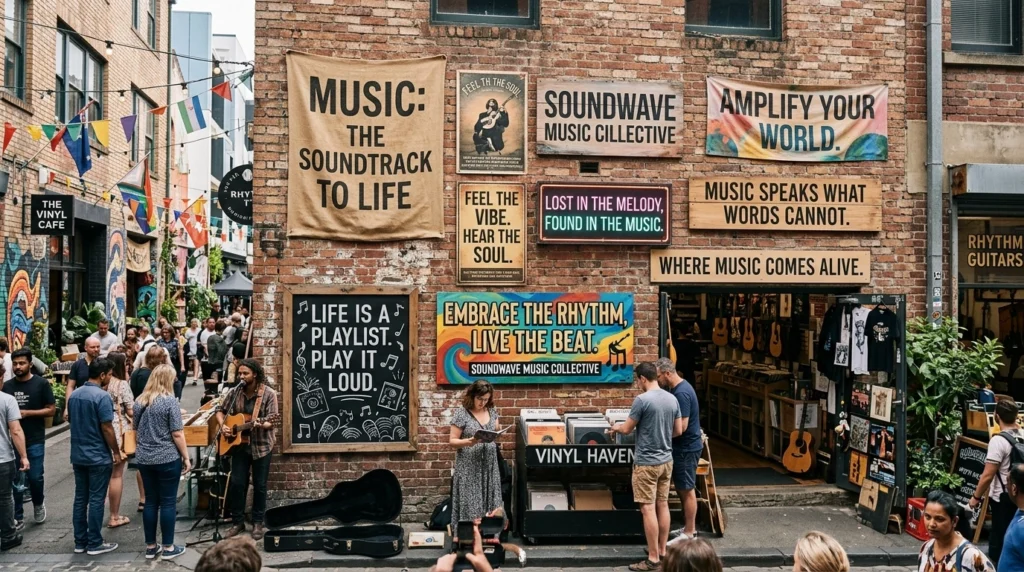 music slogan ideas