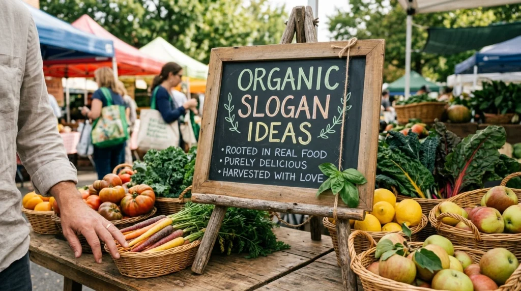 organic slogan ideas