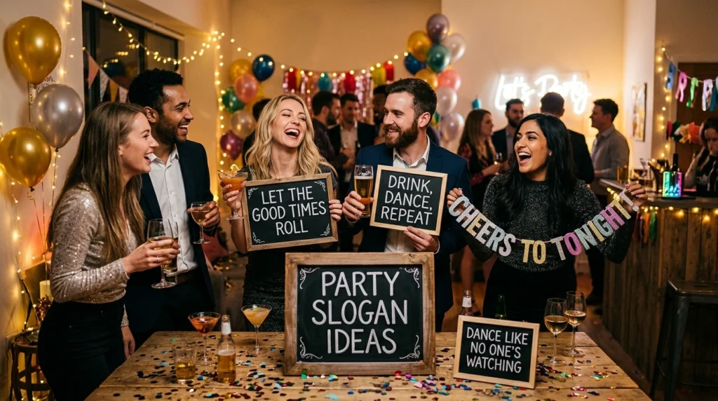 party slogan ideas