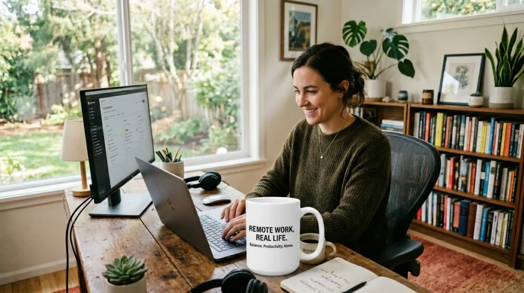 remote work slogan