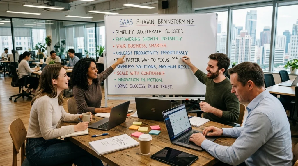 saas slogan ideas