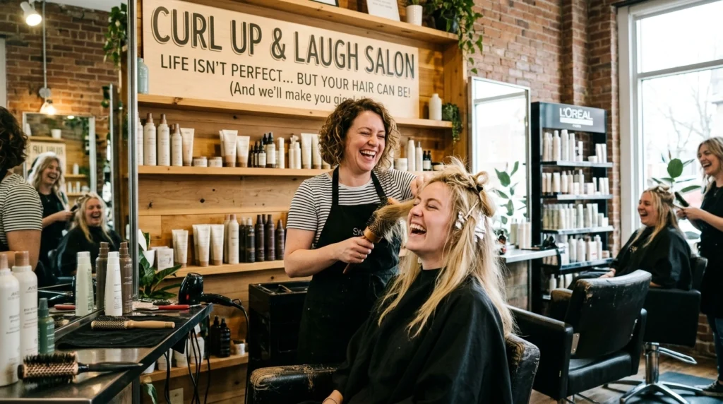 salon name slogan