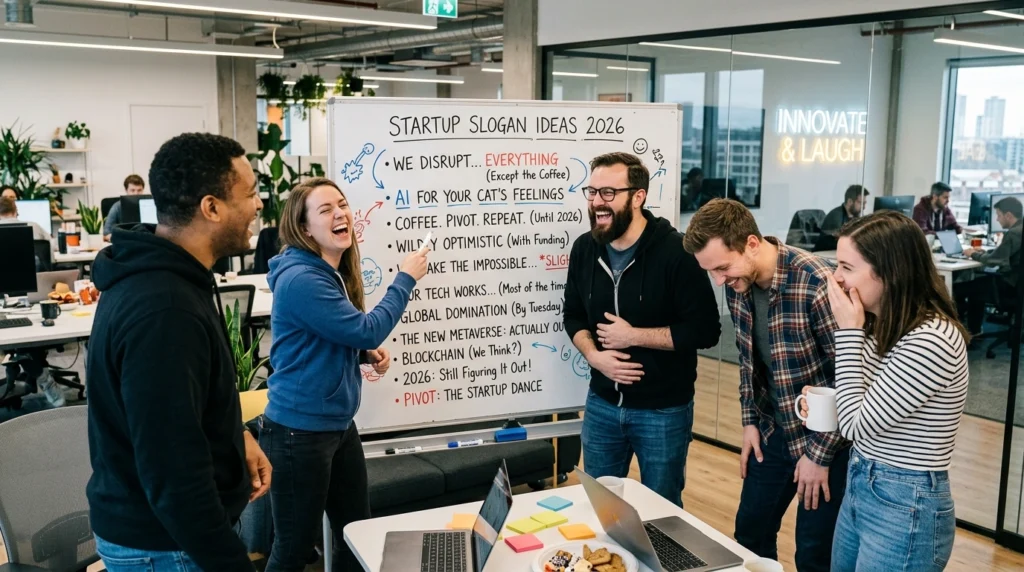 startup slogan ideas 2026