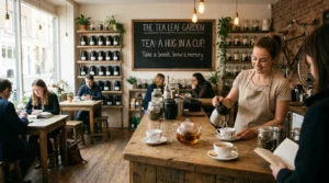 tea shop slogan