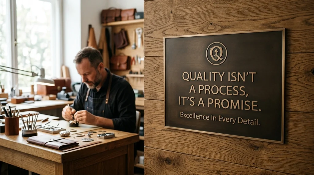 top quality slogan