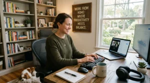work from home slogan